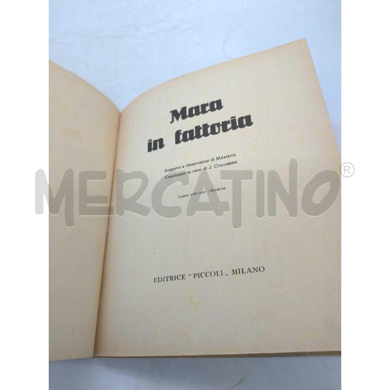 MARA IN FATTORIA ILL.MARIAPIA  | Mercatino dell'Usato Moncalieri bengasi 4