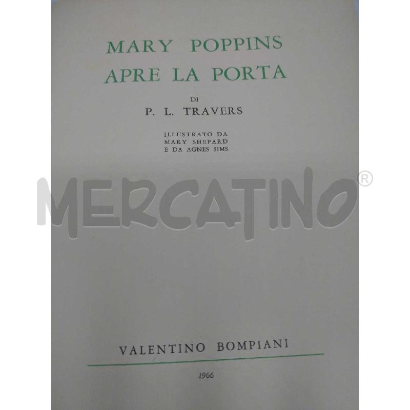 MARY POPPINS APRE LA PORTA BOMPIANI 1966 | Mercatino dell'Usato Moncalieri bengasi 2