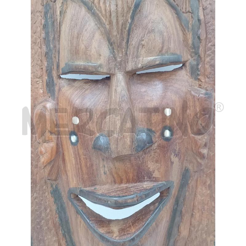 MASCHERA AFRICA LEGNO H. 70 | Mercatino dell'Usato Moncalieri bengasi 3