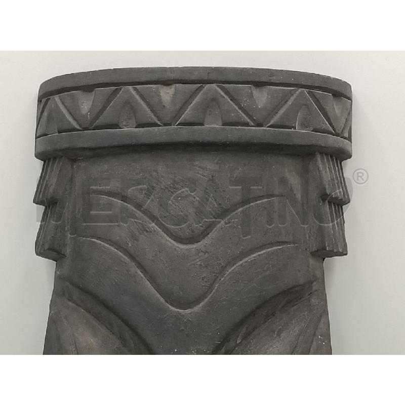 MASCHERA ETNICA LEGNO NERO | Mercatino dell'Usato Moncalieri bengasi 3