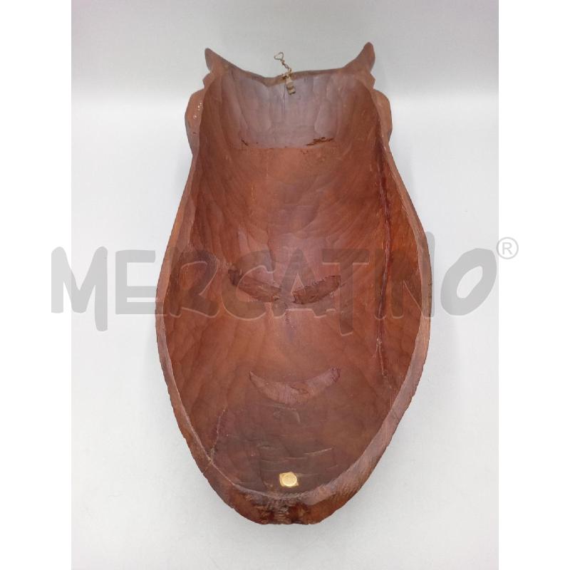 MASCHERA LEGNO STILE ETNICO FORMA TETSA DEMONE DA APPENDERE | Mercatino dell'Usato Moncalieri bengasi 4