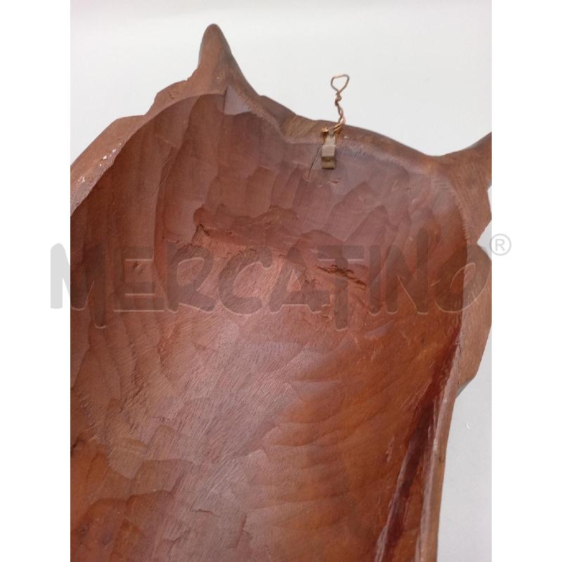 MASCHERA LEGNO STILE ETNICO FORMA TETSA DEMONE DA APPENDERE | Mercatino dell'Usato Moncalieri bengasi 5