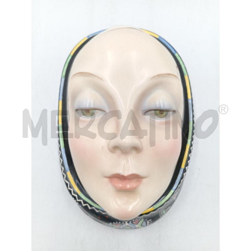 MASCHERA LENCI CERAMICA DONNA CON AUREOLA | Mercatino dell'Usato Moncalieri bengasi 1