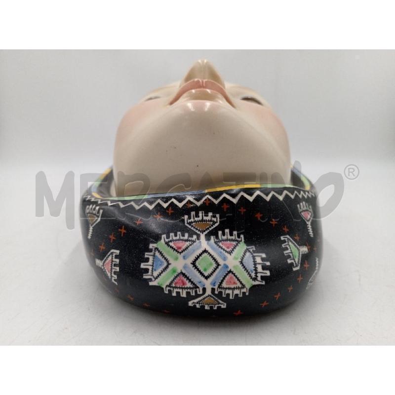 MASCHERA LENCI CERAMICA DONNA CON AUREOLA | Mercatino dell'Usato Moncalieri bengasi 2
