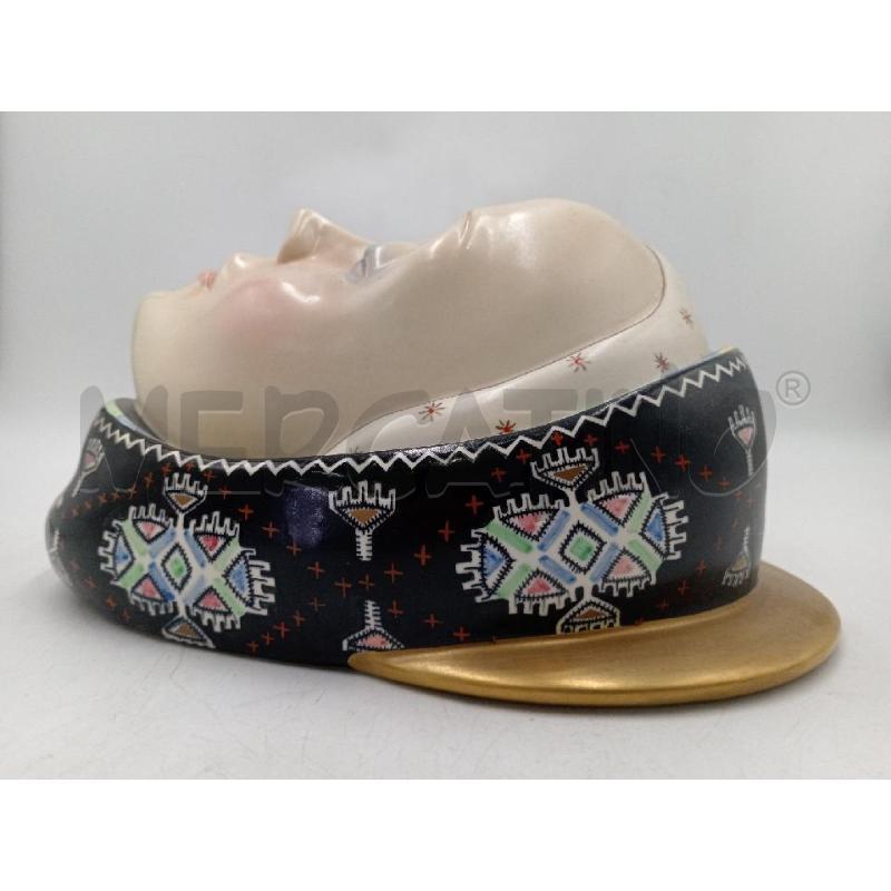 MASCHERA LENCI CERAMICA DONNA CON AUREOLA | Mercatino dell'Usato Moncalieri bengasi 3