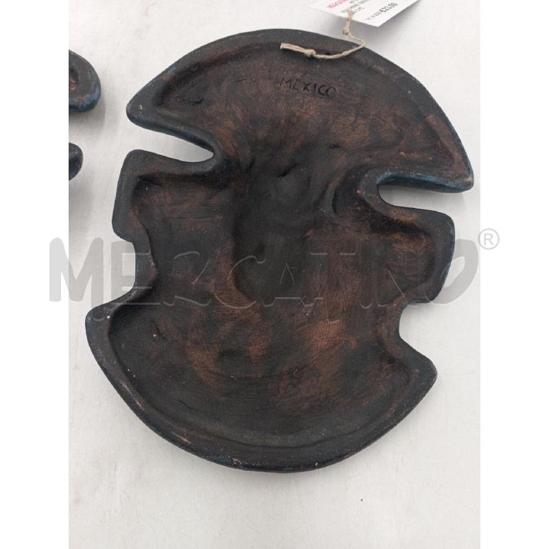 MASCHERE CERAMICA MESSICO 2 PZ  | Mercatino dell'Usato Moncalieri bengasi 4