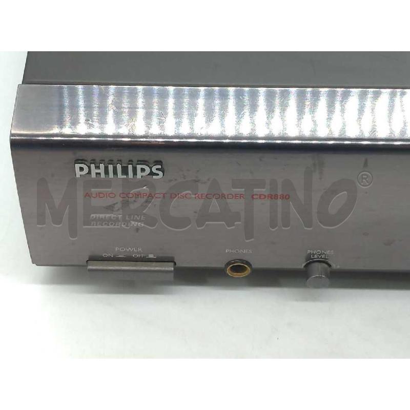 MASTERIZZATORE CD PHILIPS CDR880 | Mercatino dell'Usato Moncalieri bengasi 2