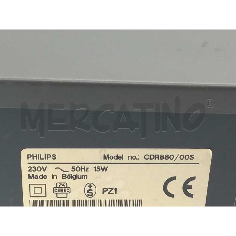 MASTERIZZATORE CD PHILIPS CDR880 | Mercatino dell'Usato Moncalieri bengasi 5