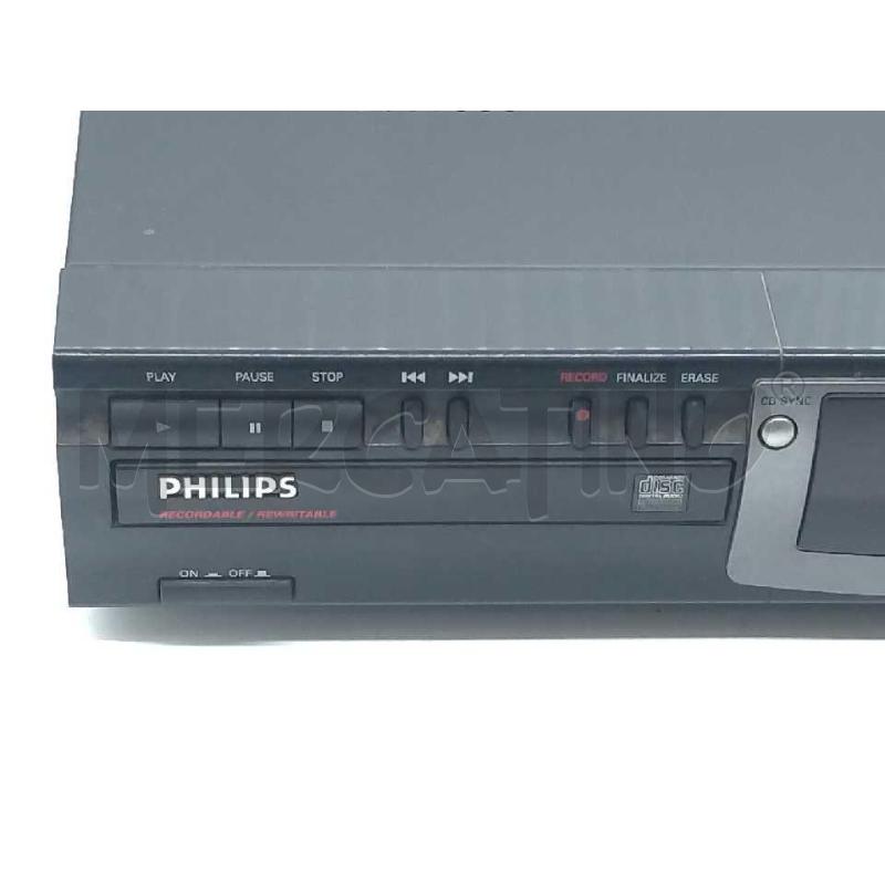 MASTERIZZATORE CD PHILIPS CDR-760 | Mercatino dell'Usato Moncalieri bengasi 2