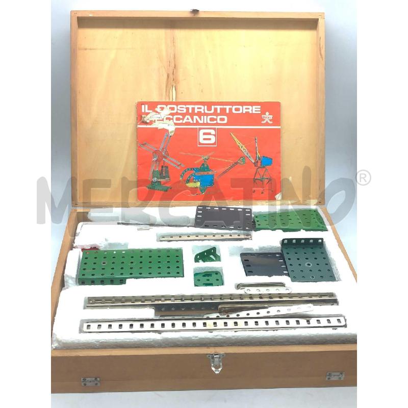 MECCANO BLOCCO MISTO INCOMPLETO SCATOLA IN LEGNO | Mercatino dell'Usato Moncalieri bengasi 1
