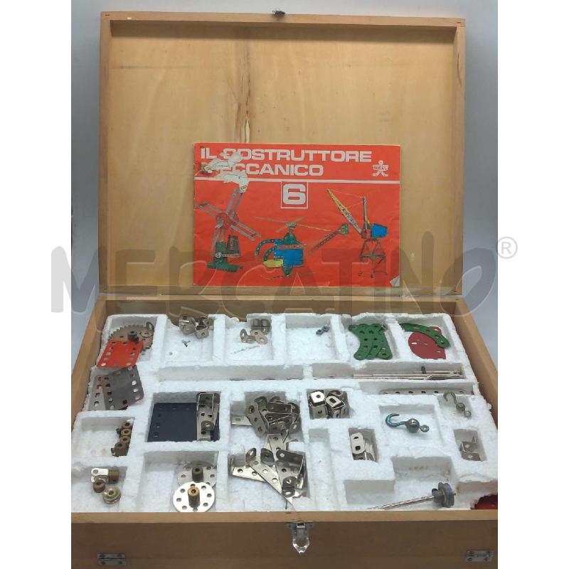 MECCANO BLOCCO MISTO INCOMPLETO SCATOLA IN LEGNO | Mercatino dell'Usato Moncalieri bengasi 2