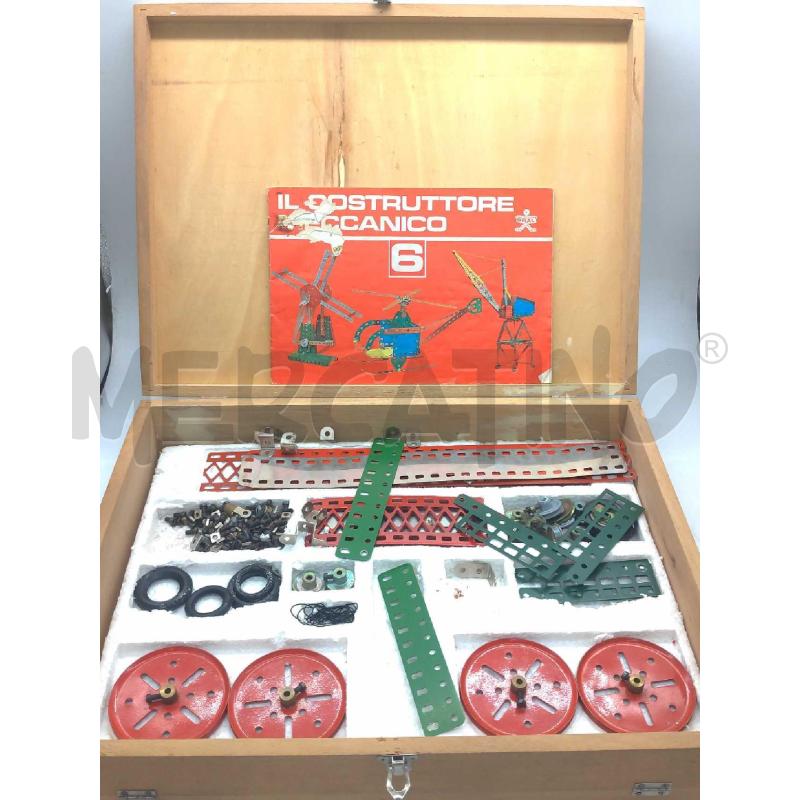 MECCANO BLOCCO MISTO INCOMPLETO SCATOLA IN LEGNO | Mercatino dell'Usato Moncalieri bengasi 3