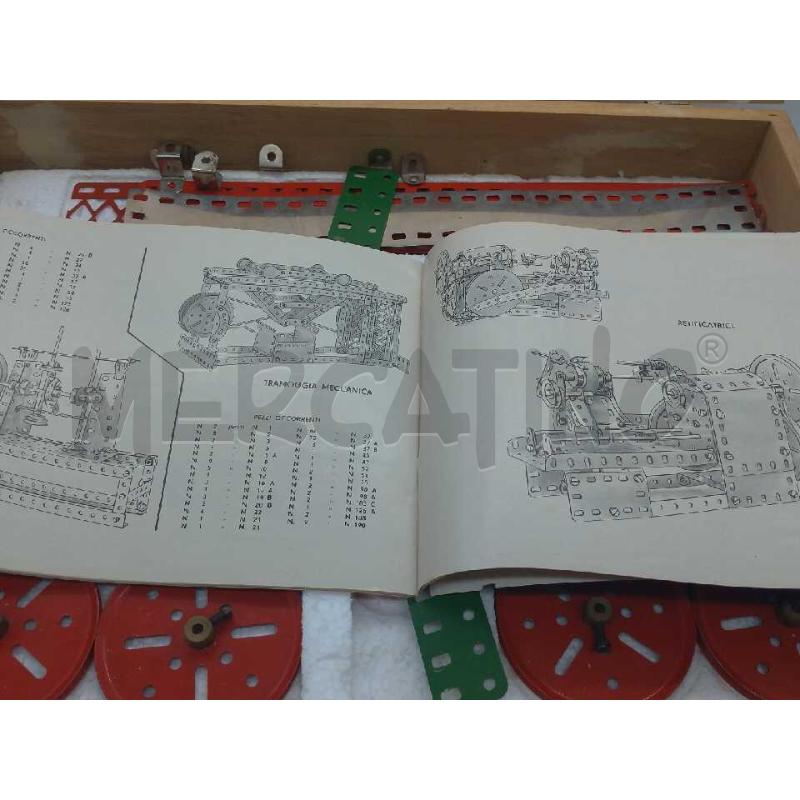 MECCANO BLOCCO MISTO INCOMPLETO SCATOLA IN LEGNO | Mercatino dell'Usato Moncalieri bengasi 4