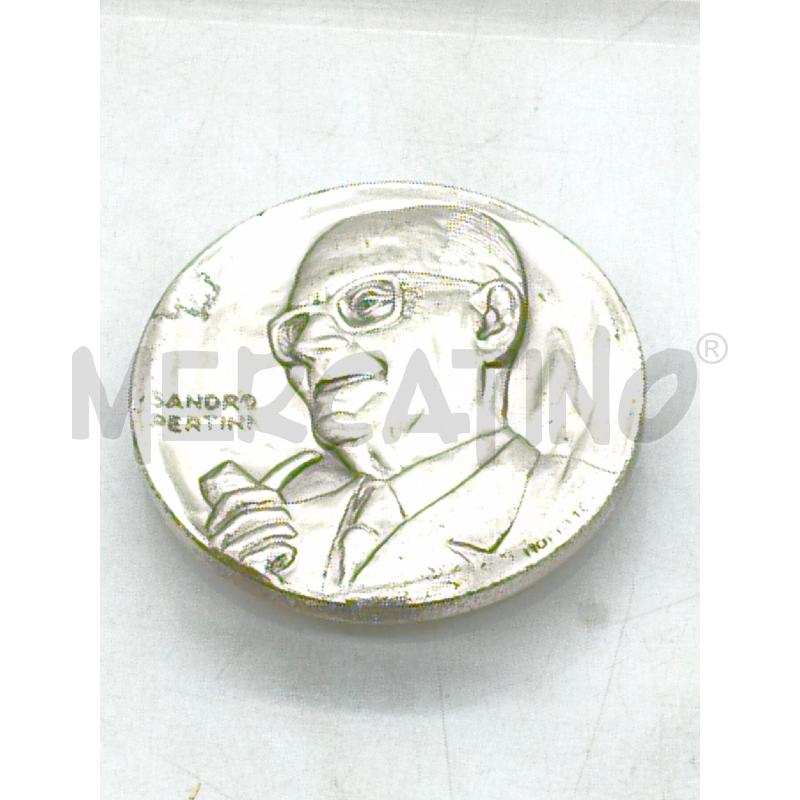 MEDAGLIA SANDRO PERTINI 45 CONGRESSO MILANO PCI 1989 | Mercatino dell'Usato Moncalieri bengasi 2