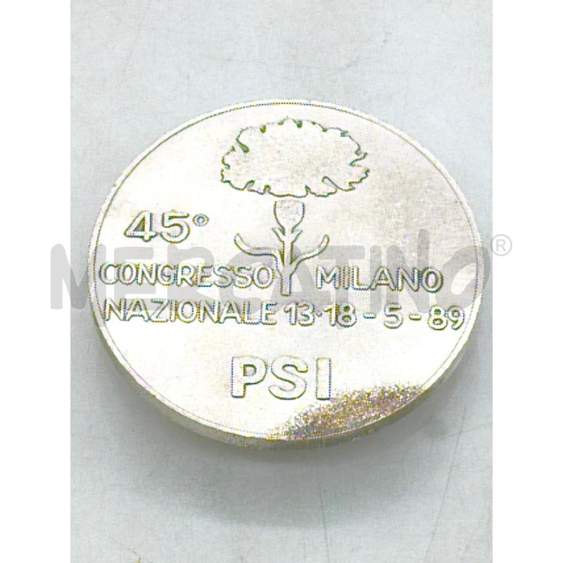 MEDAGLIA SANDRO PERTINI 45 CONGRESSO MILANO PCI 1989 | Mercatino dell'Usato Moncalieri bengasi 3