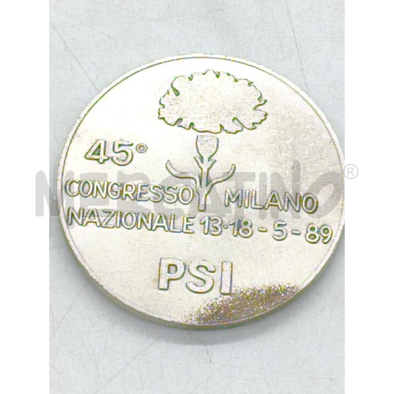 MEDAGLIA SANDRO PERTINI 45 CONGRESSO MILANO PCI 1989 | Mercatino dell'Usato Moncalieri bengasi 4