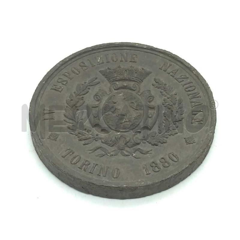 MEDAGLIA TORINO 1880 ESPOSIZIONE NAZINALE | Mercatino dell'Usato Moncalieri bengasi 1