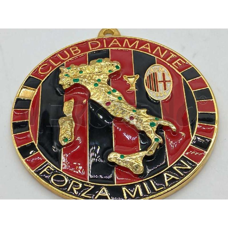 MEDAGLIONE CLUB DIAMANTE FORZA MILAN | Mercatino dell'Usato Moncalieri bengasi 2