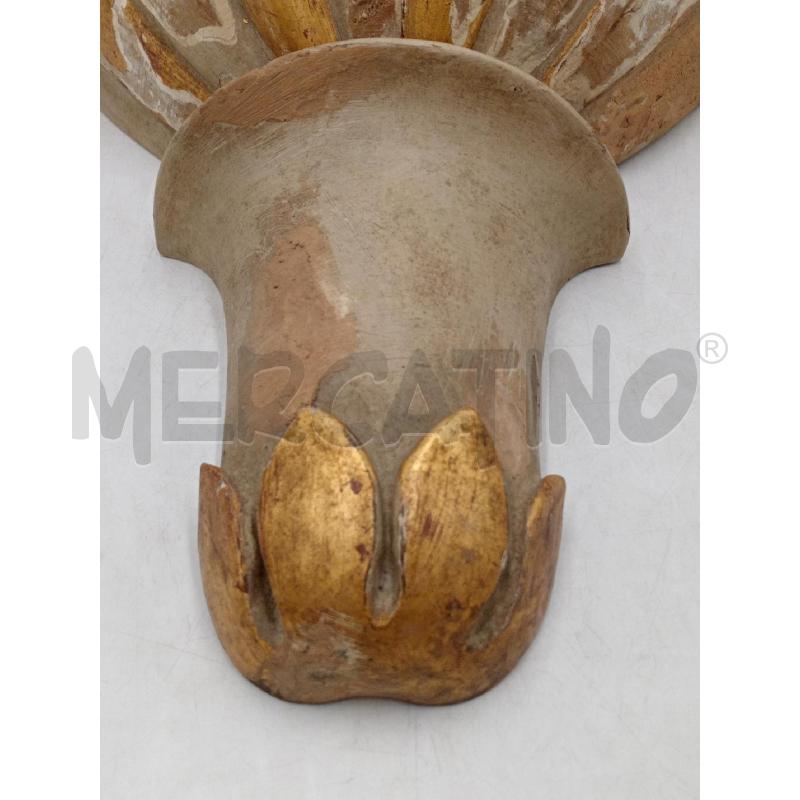 MENSOLA DA ANGOLO LEGNO CON DIFFETI EPOCA | Mercatino dell'Usato Moncalieri bengasi 3