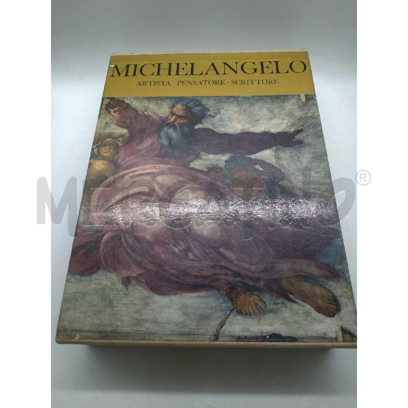 MICHELANGELO ARTISTA PENSATORE SCRITTORE DE AGOSTINI 1965 2 VOL. | Mercatino dell'Usato Moncalieri bengasi 1