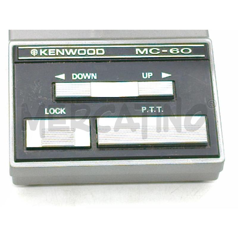 MICROFONO KENWOOD MC 60  | Mercatino dell'Usato Moncalieri bengasi 2