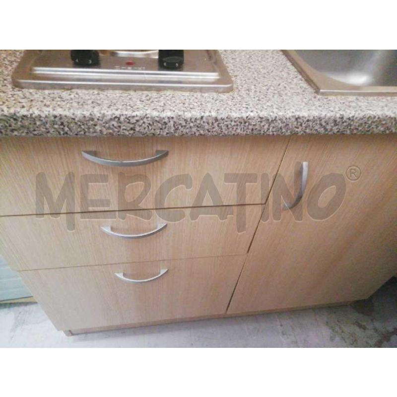 MINI CUCINA FRASSINO CON FORNELLO ELETTRICO  | Mercatino dell'Usato Moncalieri bengasi 3