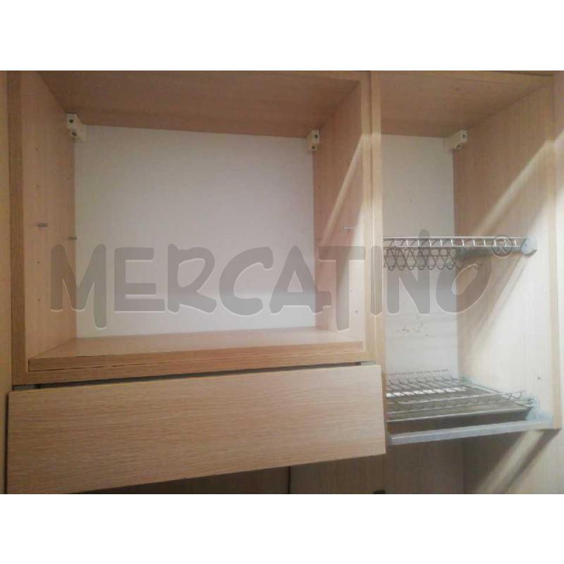MINI CUCINA FRASSINO CON FORNELLO ELETTRICO  | Mercatino dell'Usato Moncalieri bengasi 4