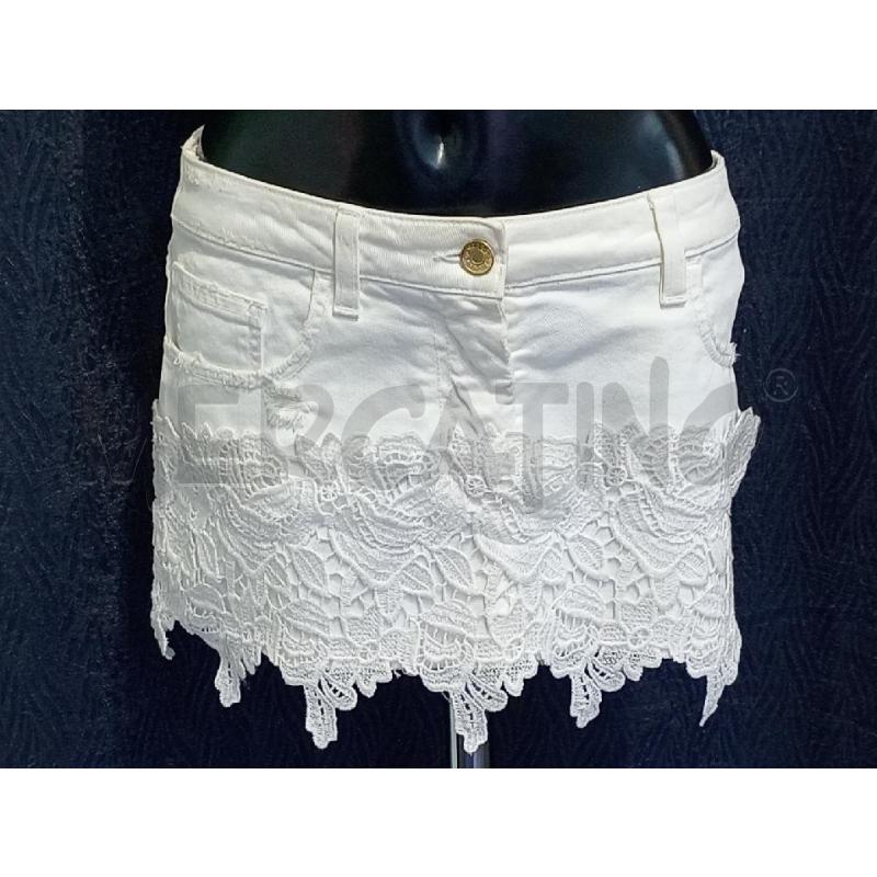 MINI GONNA DOLCE & GABBANA BIANCA CON PIZZO | Mercatino dell'Usato Moncalieri bengasi 1