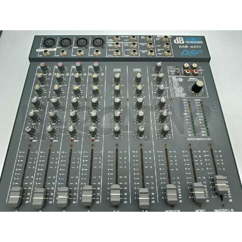 MIXER VINTAGE DB TECHNOLOGIES MS 42D DSP SENZA CAVO | Mercatino dell'Usato Moncalieri bengasi 2