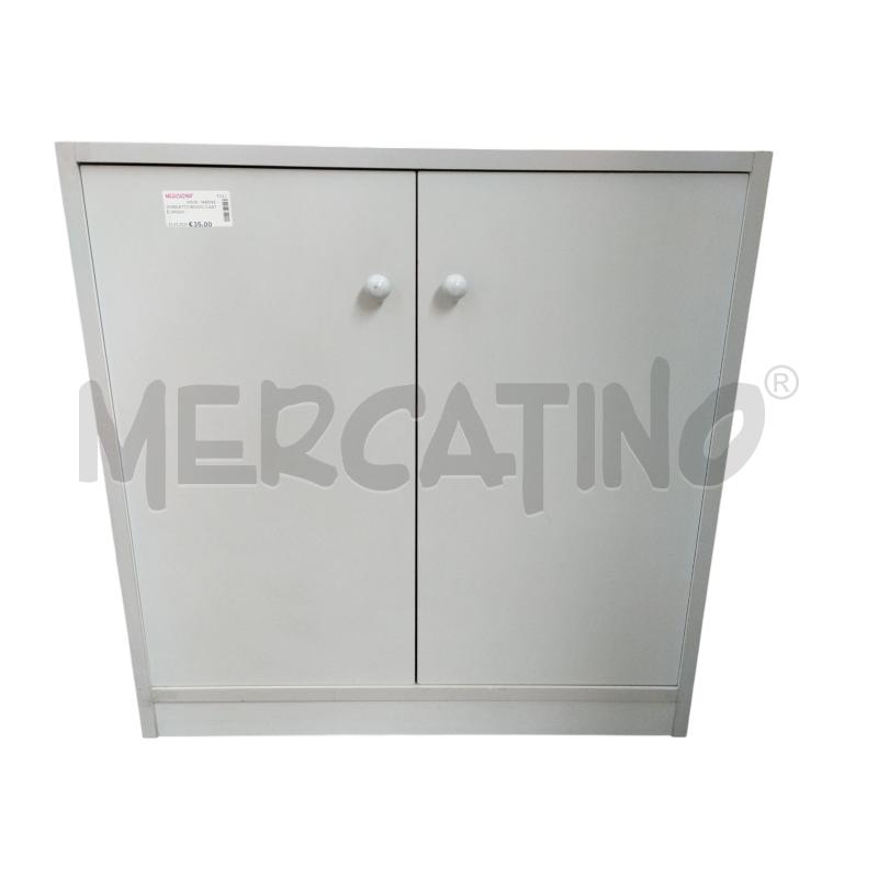 MOBILETTO BASSO 2 ANTE GRIGIO  | Mercatino dell'Usato Moncalieri bengasi 2