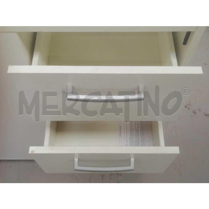 MOBILETTO BIANCO 2 ANTE+2CASSETTI | Mercatino dell'Usato Moncalieri bengasi 3