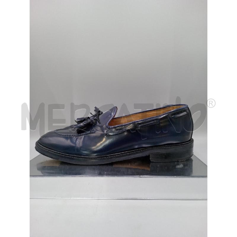 MOCASSINI PELLE UOMO ARNOLD LAYNE BLU CON BON BON  | Mercatino dell'Usato Moncalieri bengasi 2