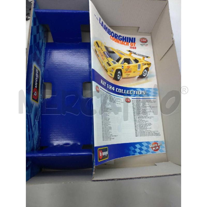 MODELLINO AUTO BURAGO LAMBORGHINI COUNTACH GT 1988 METAL KIT | Mercatino dell'Usato Moncalieri bengasi 4