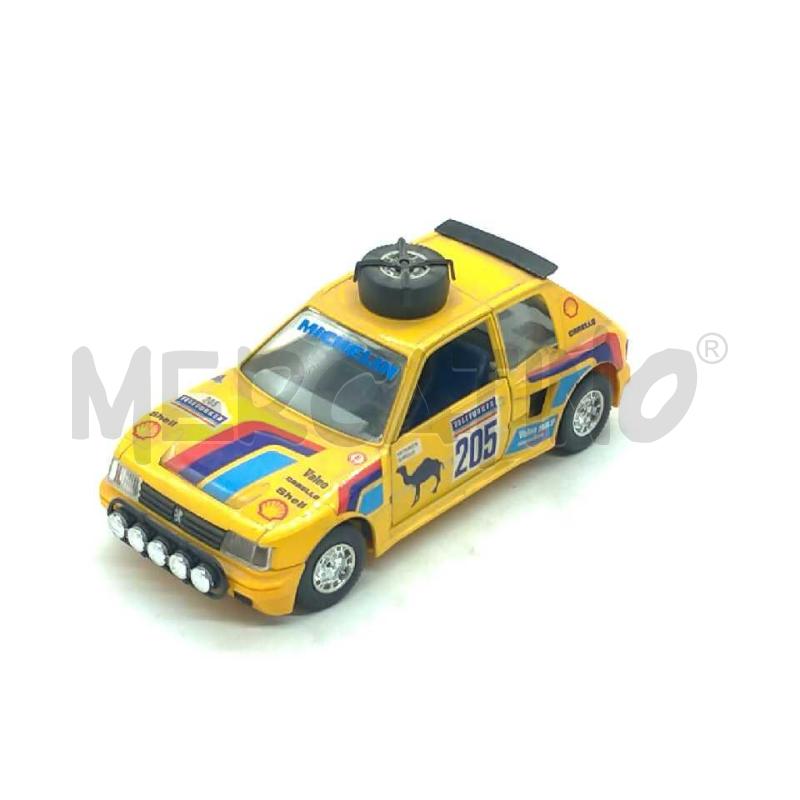 MODELLINO AUTO BURAGO PEUGEOT 205 TURBO | Mercatino dell'Usato Moncalieri bengasi 1