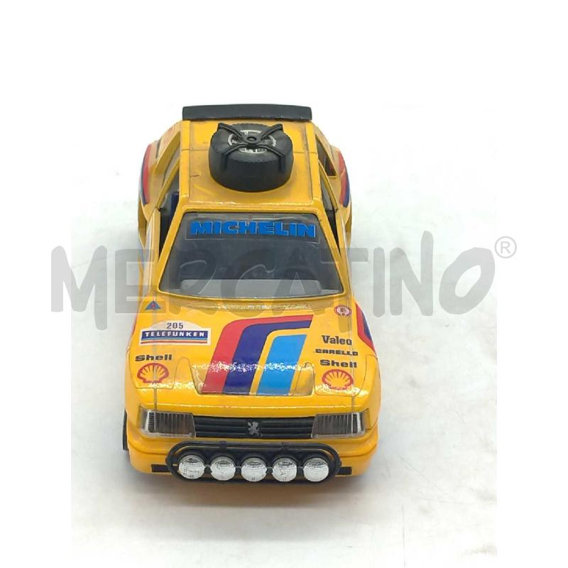 MODELLINO AUTO BURAGO PEUGEOT 205 TURBO | Mercatino dell'Usato Moncalieri bengasi 2