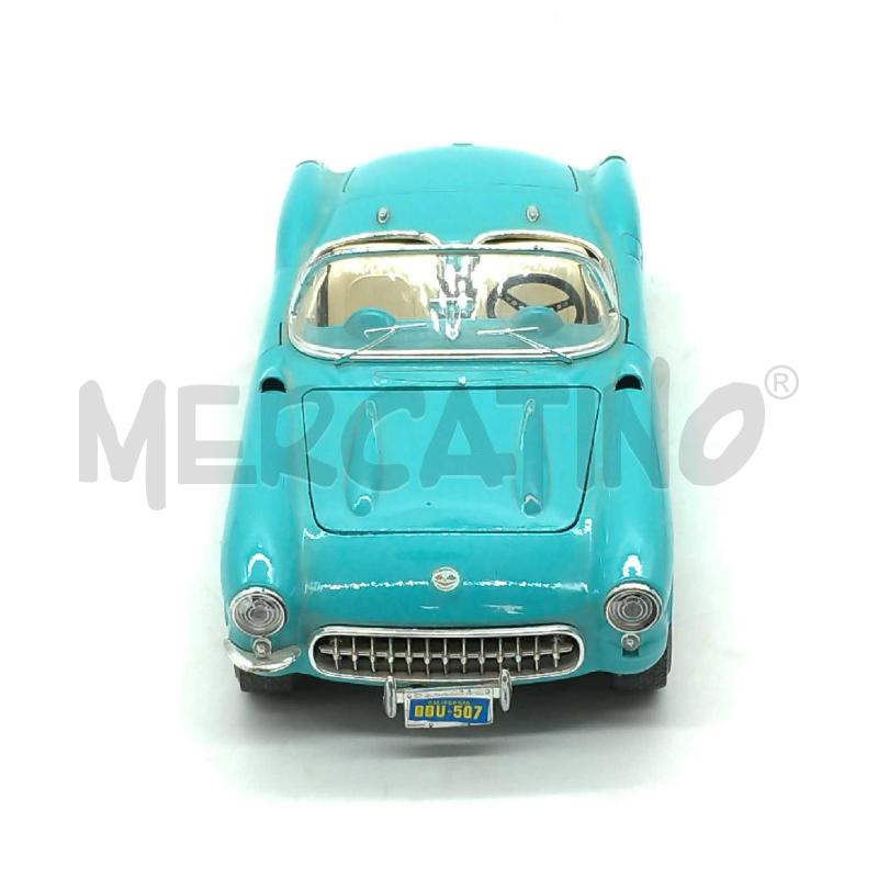 MODELLINO AUTO CHEVROLET CORVETTE 1957 BURAGO 1:18 CABRIOLET | Mercatino dell'Usato Moncalieri bengasi 2