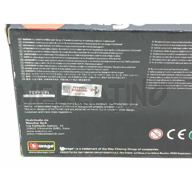 MODELLINO AUTO FERRARI 550 MARANELLO BURAGO 1:24 | Mercatino dell'Usato Moncalieri bengasi 5