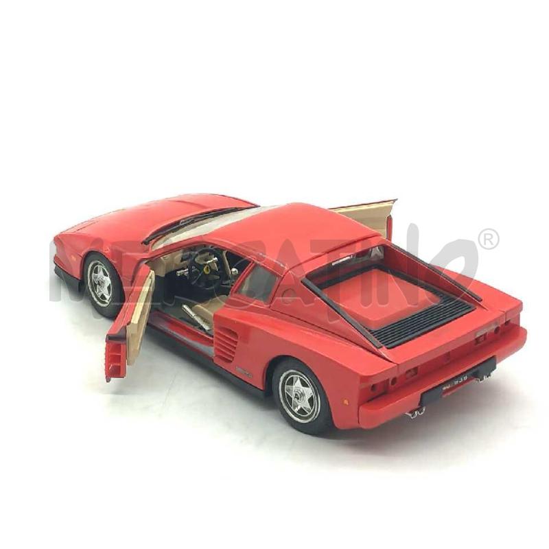 MODELLINO AUTO FERRARI TESTAROSSA 1984 1:18 BURAGO PORTIERE DIFETTOSE | Mercatino dell'Usato Moncalieri bengasi 2