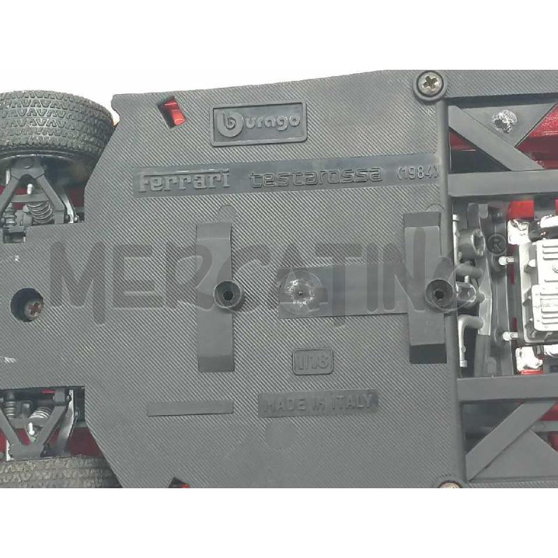 MODELLINO AUTO FERRARI TESTAROSSA 1984 1:18 BURAGO PORTIERE DIFETTOSE | Mercatino dell'Usato Moncalieri bengasi 5