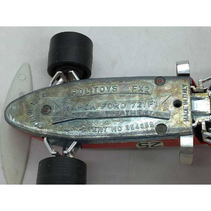 MODELLINO AUTO MARCH FORD 721 F1 FX2 POLITOYS 1:25 UN TUBO DI SCARICO SPEZZATO | Mercatino dell'Usato Moncalieri bengasi 5