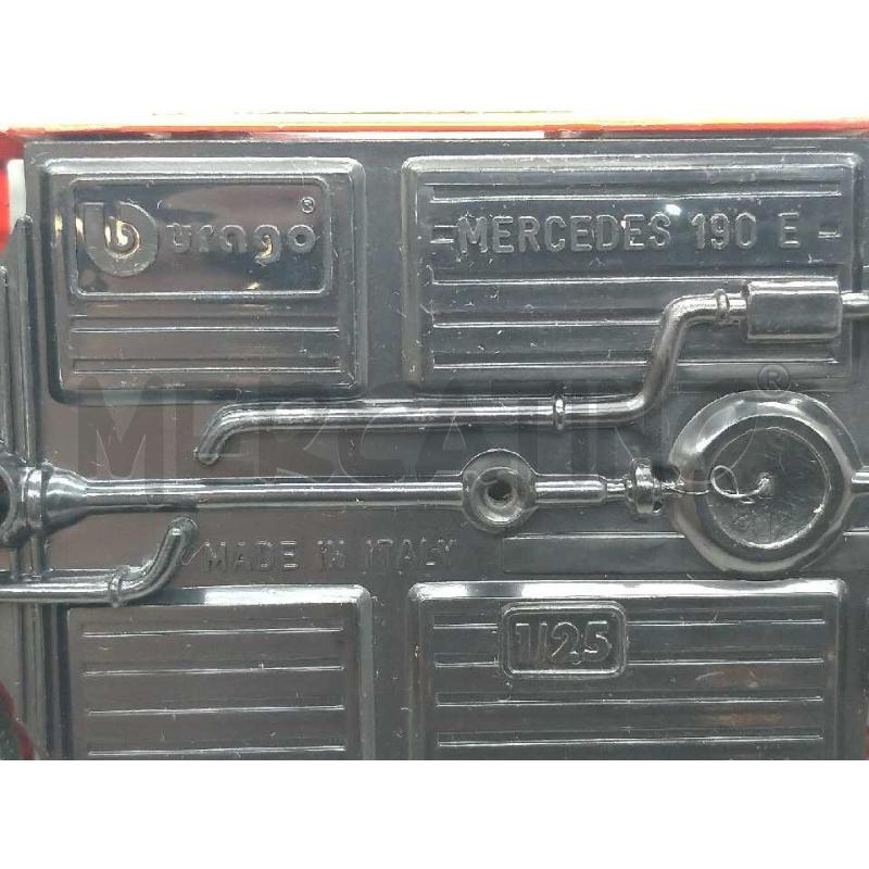 MODELLINO AUTO MERCEDES 190E 1:25 BURAGO | Mercatino dell'Usato Moncalieri bengasi 5