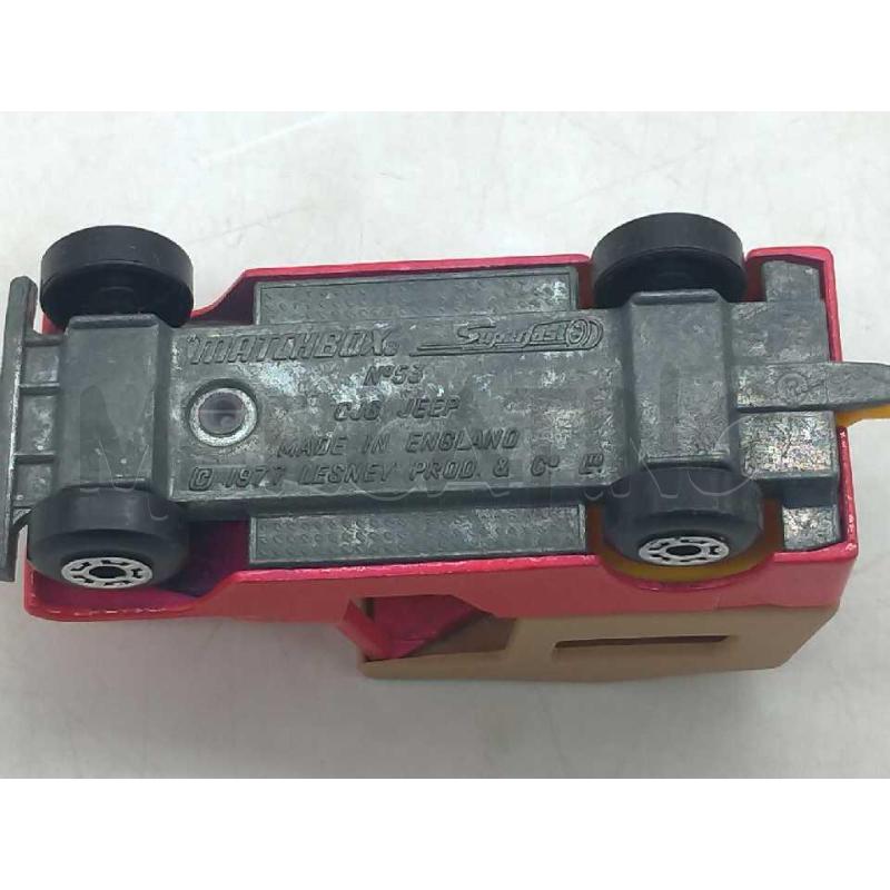 MODELLINO AUTO NEW 53 CJ 6 JEEP MATCHBOX 75 SUPERFAST CON SCATOLA | Mercatino dell'Usato Moncalieri bengasi 3