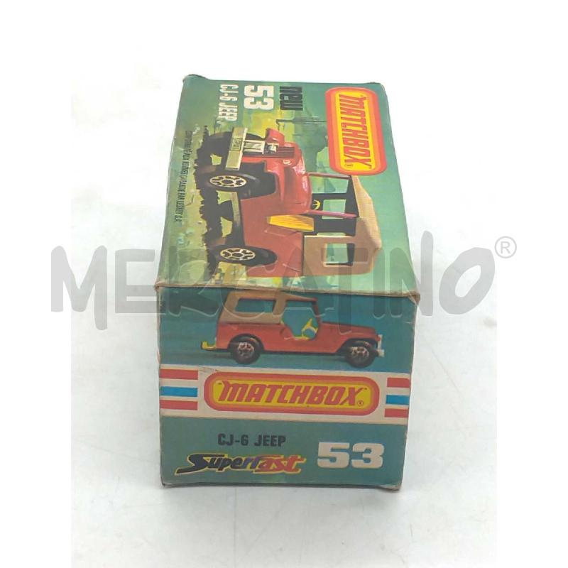 MODELLINO AUTO NEW 53 CJ 6 JEEP MATCHBOX 75 SUPERFAST CON SCATOLA | Mercatino dell'Usato Moncalieri bengasi 4