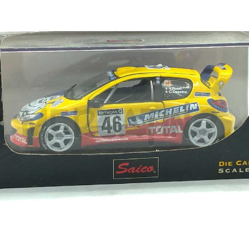MODELLINO AUTO PEUGEOT 206 WRC MICHELIN VALENTINO ROSSI 46 SAICO DIE CAST GRAFTSMAN SERIES BOXATA | Mercatino dell'Usato Moncalieri bengasi 2