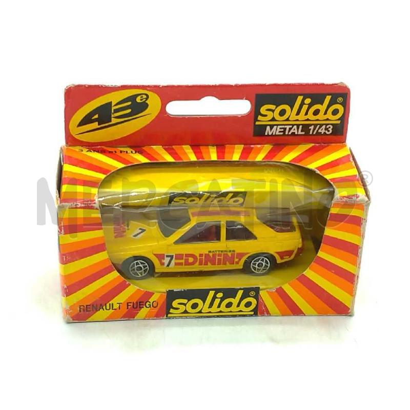 MODELLINO AUTO SOLIDO 1/43 RENAULT FUEGO GIALLA 2 | Mercatino dell'Usato Moncalieri bengasi 1