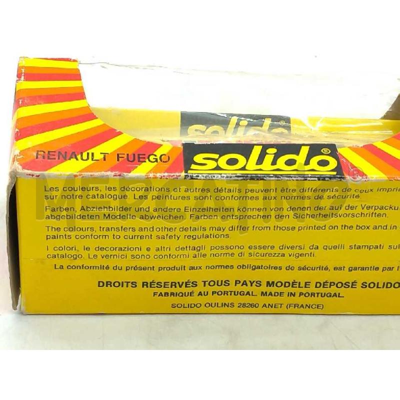 MODELLINO AUTO SOLIDO 1/43 RENAULT FUEGO GIALLA 2 | Mercatino dell'Usato Moncalieri bengasi 3