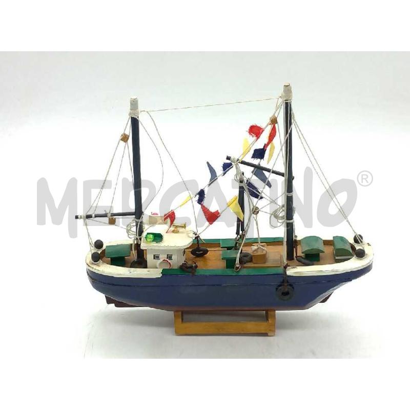MODELLINO BARCA IN LEGNO CM 23 X 23 | Mercatino dell'Usato Moncalieri bengasi 1