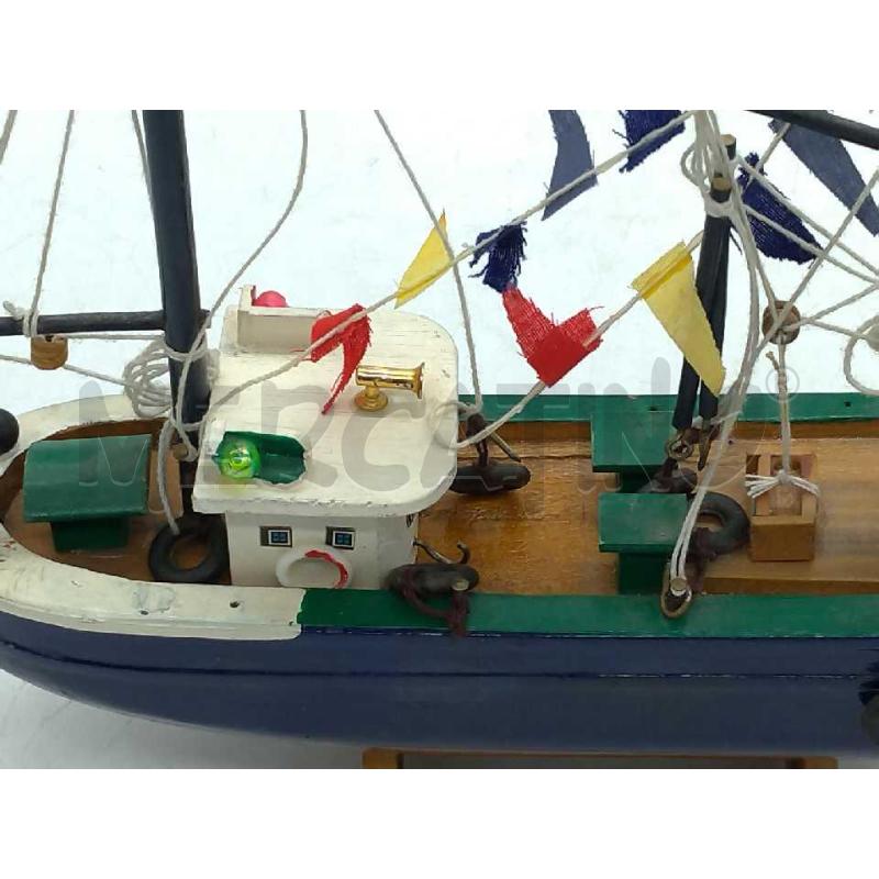 MODELLINO BARCA IN LEGNO CM 23 X 23 | Mercatino dell'Usato Moncalieri bengasi 2