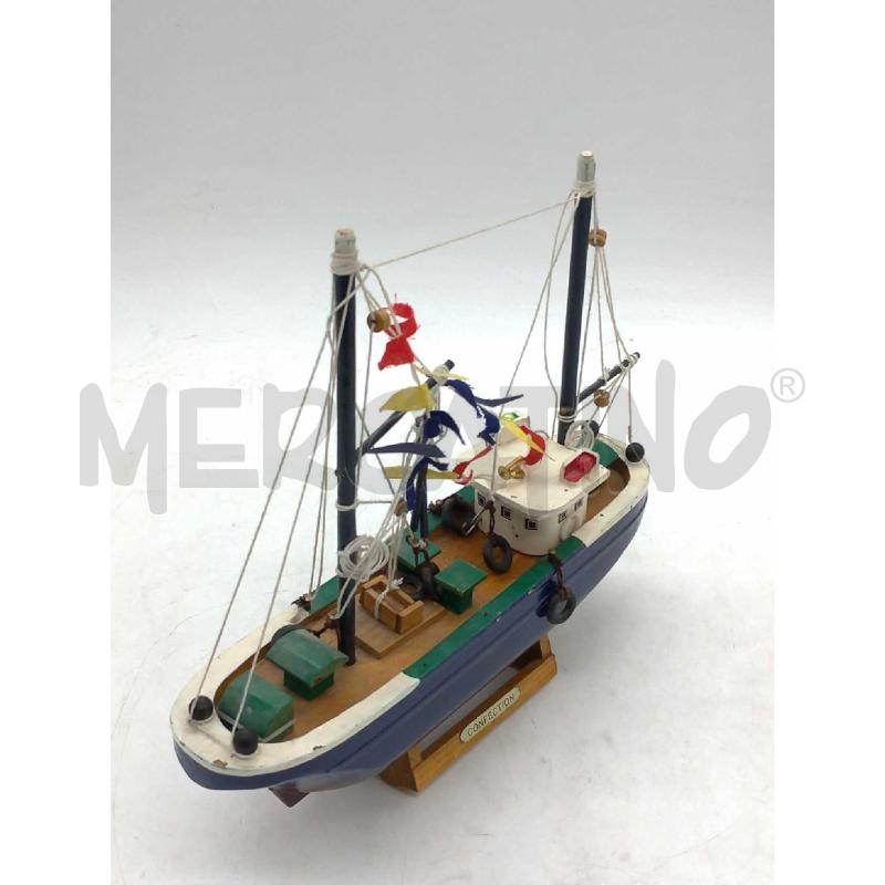MODELLINO BARCA IN LEGNO CM 23 X 23 | Mercatino dell'Usato Moncalieri bengasi 3