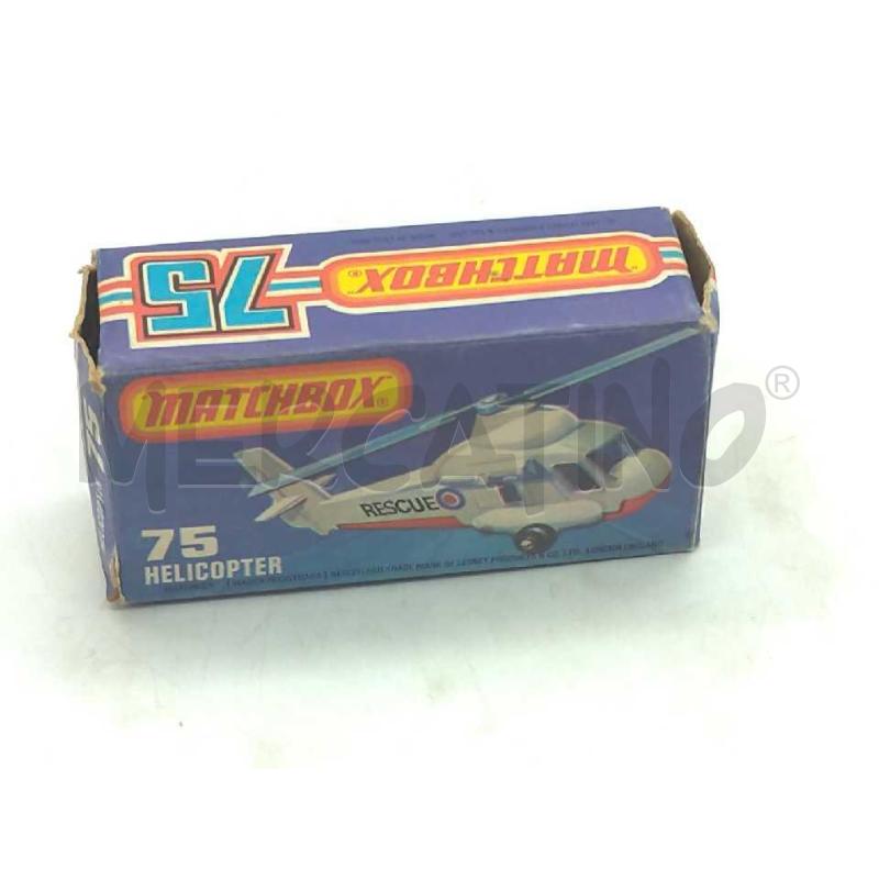 MODELLINO HELIPCOTER 75 MATCHBOX CON SCATOLA | Mercatino dell'Usato Moncalieri bengasi 1